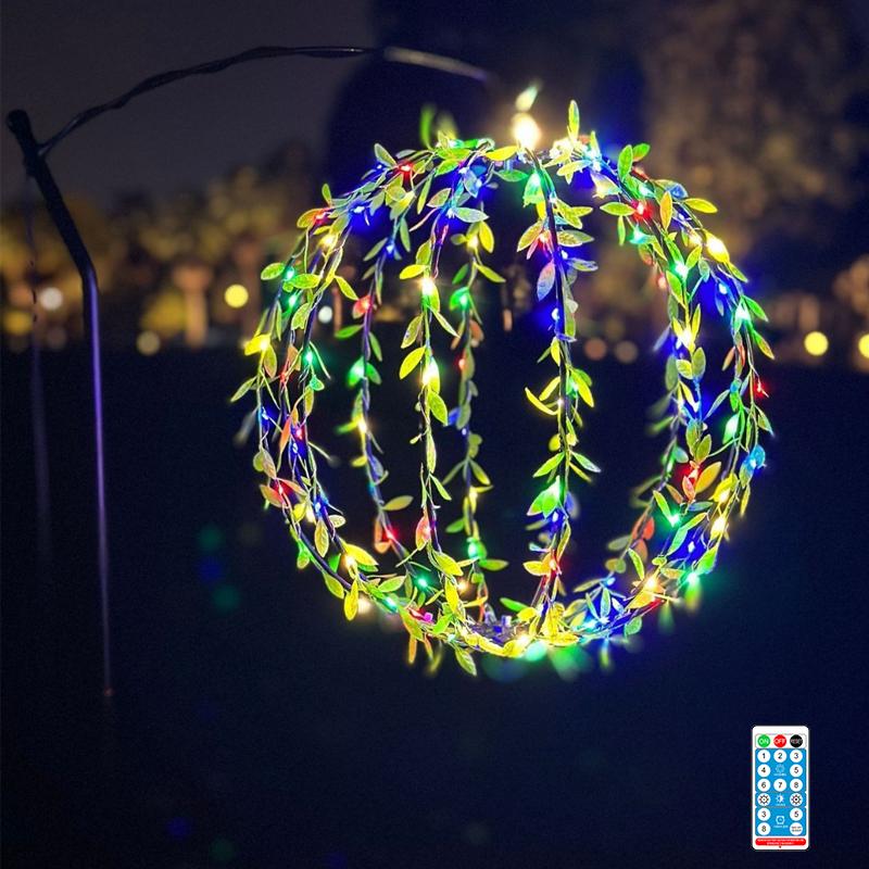 30cm/11.8inch Solar Willow Globe Light LED Hanging Sphere Lamp 8 Modes Remote Artificial Leaf Ball for Christmas Wedding Decor
30cm/11.8inch Solar Willow Globe Light LED Hanging Sphere Lamp 8 Modes Remote Artificial Leaf Ball for Christmas Wedding Decor
