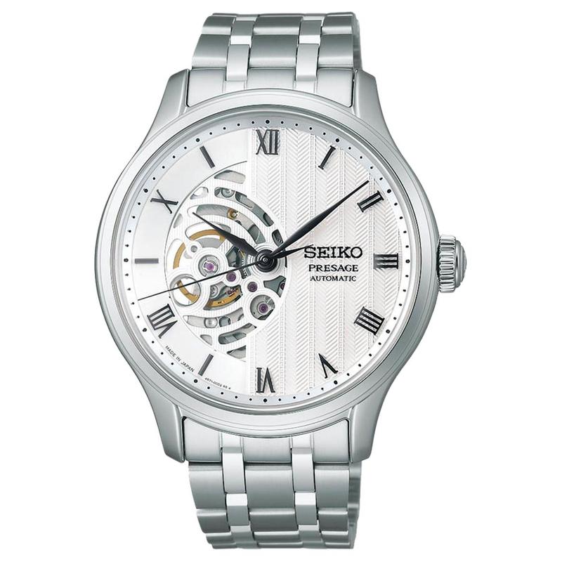 SEIKO Life Waterproof Automatic/Manual Mechanical Movement Steel Strap Men s Watch White Dial SARY251
SEIKO Life Waterproof Automatic/Manual Mechanical Movement Steel Strap Men s Watch White Dial SARY251