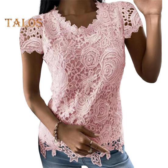 Женские топы с круглым вырезом, коротким рукавом, однотонная футболка с кружевными вставками, однотонная повседневная блузка стандартного кроя XXXL розовый
Женские топы с круглым вырезом, коротким рукавом, однотонная футболка с кружевными вставками, однотонная повседневная блузка стандартного кроя XXXL розовый