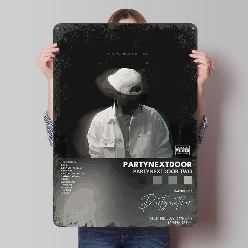 PARTYNEXTDOOR TWO Album Cover Art Printed Poster Customized Wall Art Retro Vintage Metal Tin Signs for Room Decor Men Man Cave 7.9x11.8In(20x30cm)
PARTYNEXTDOOR TWO Album Cover Art Printed Poster Customized Wall Art Retro Vintage Metal Tin Signs for Room Decor Men Man Cave 7.9x11.8In(20x30cm)