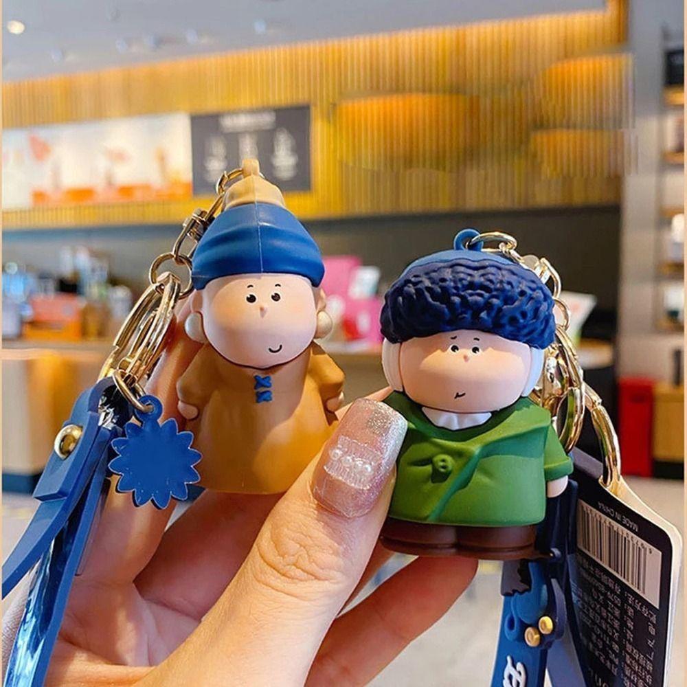 Pearl Earrings Girl Jewelry Cartoon Doll Yueban Artist Keychain Key Ring Key Chain Bag Charm
Pearl Earrings Girl Jewelry Cartoon Doll Yueban Artist Keychain Key Ring Key Chain Bag Charm