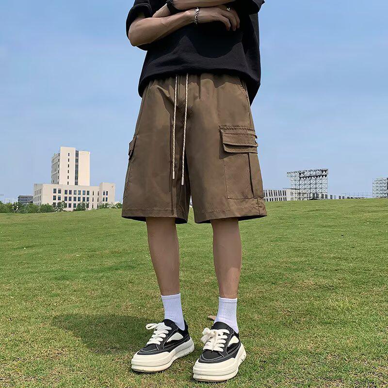 Мужские повседневные шорты карго в американском стиле – Модные шорты-бермуды свободного кроя для подростков 2XL зелёный/кофейный
Мужские повседневные шорты карго в американском стиле – Модные шорты-бермуды свободного кроя для подростков 2XL зелёный/кофейный