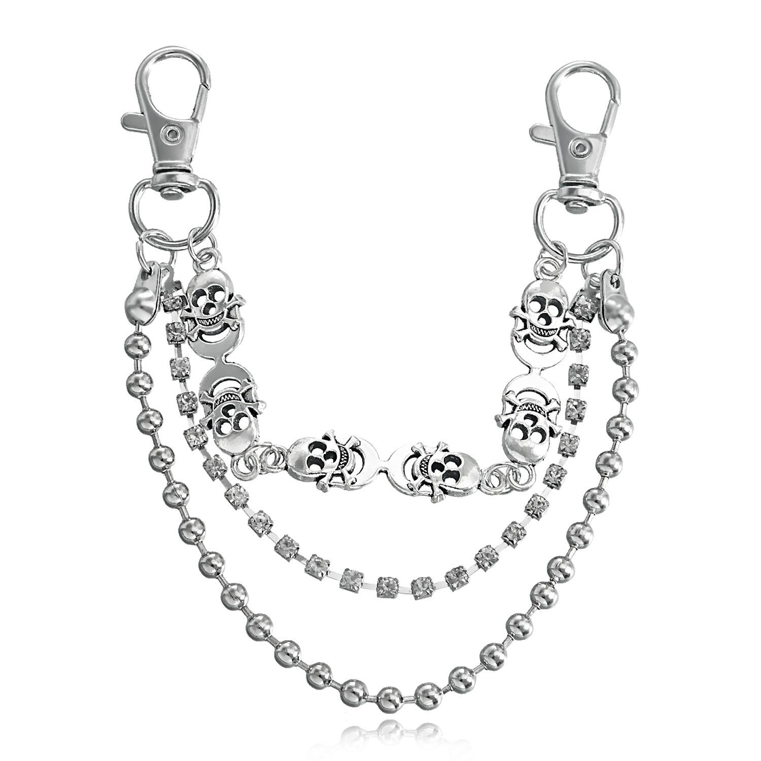 European and American jewelry ins sports fashion round bead chain skull shoe chain pendant, charm women s shoe buckle chain
European and American jewelry ins sports fashion round bead chain skull shoe chain pendant, charm women s shoe buckle chain