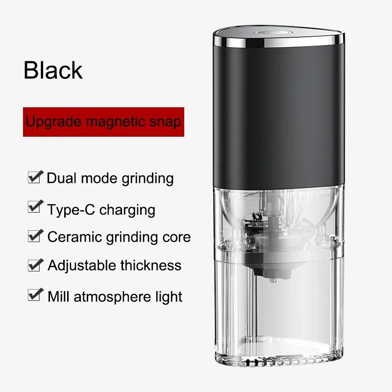 Электрическая кофемолка Type-C Портативная USB-зарядка Бытовая кофемолка для кофейных зерен Керамическое жернова Пульверизатор чёрный
Электрическая кофемолка Type-C Портативная USB-зарядка Бытовая кофемолка для кофейных зерен Керамическое жернова Пульверизатор чёрный