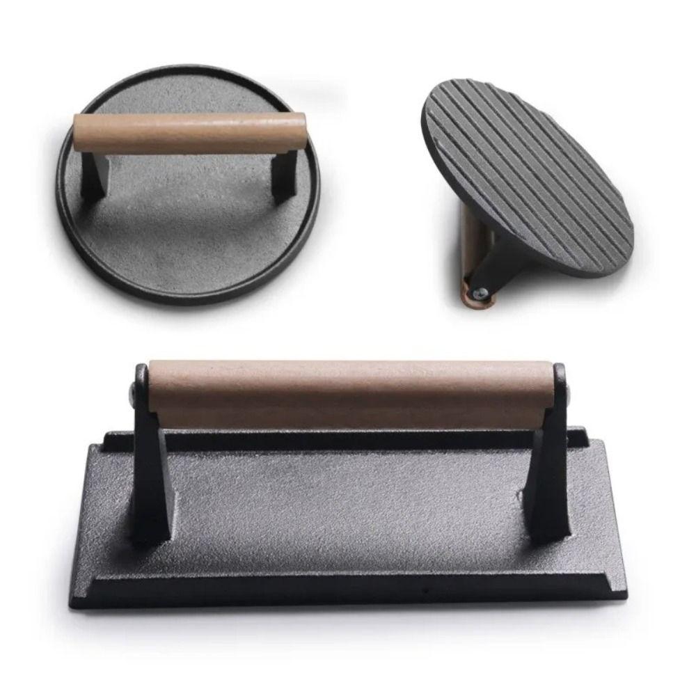 2pcs Wooden Handle Iron Burger Press Kit Round Smash Bacon Press Sturdy Meat Press Grill Meat Steak
2pcs Wooden Handle Iron Burger Press Kit Round Smash Bacon Press Sturdy Meat Press Grill Meat Steak
