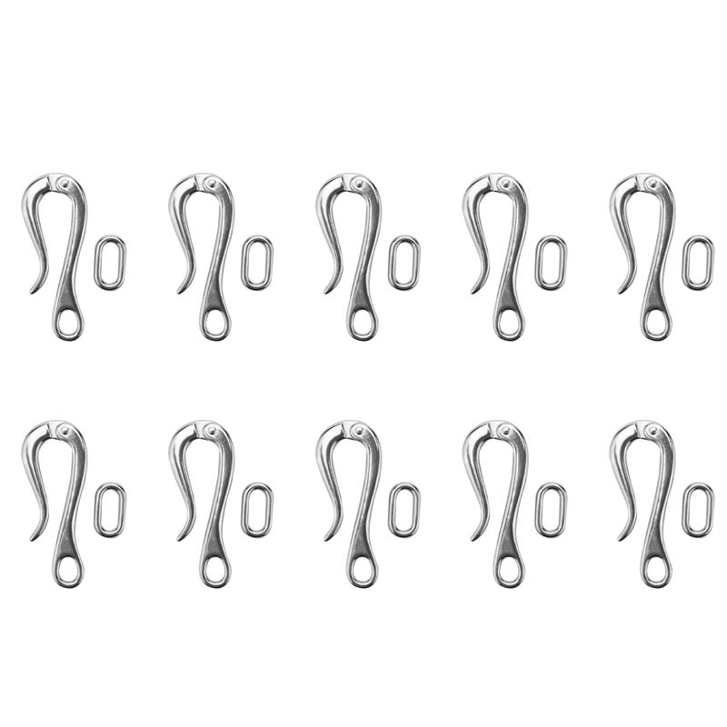 10X 100Mm Pelican Hook & Eye With Quick Release Link Stainless Steel 316 Marine Boat Hardware серебряный
10X 100Mm Pelican Hook & Eye With Quick Release Link Stainless Steel 316 Marine Boat Hardware серебряный