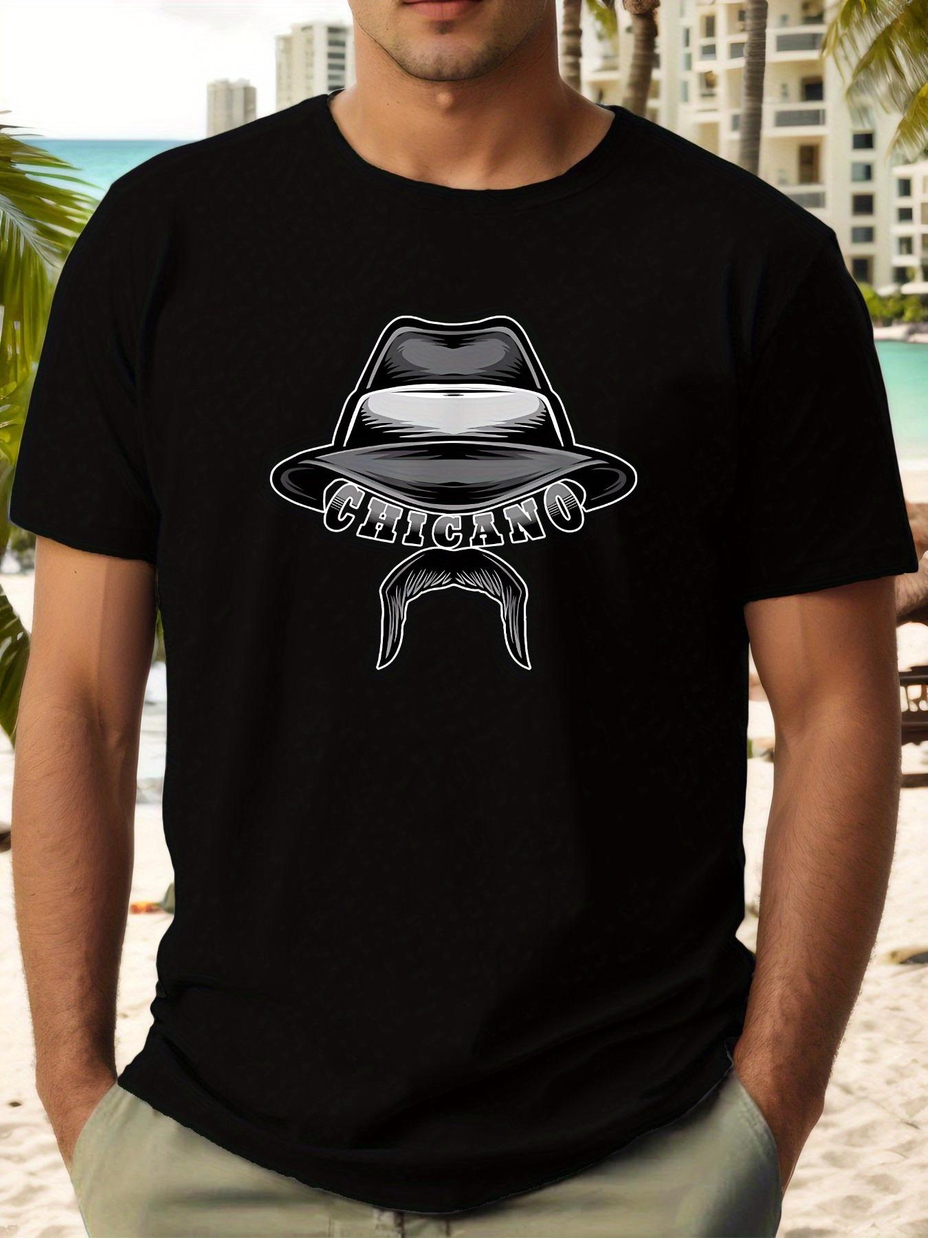 T-shirt with CHICANO Letter Print XXL
T-shirt with CHICANO Letter Print XXL
