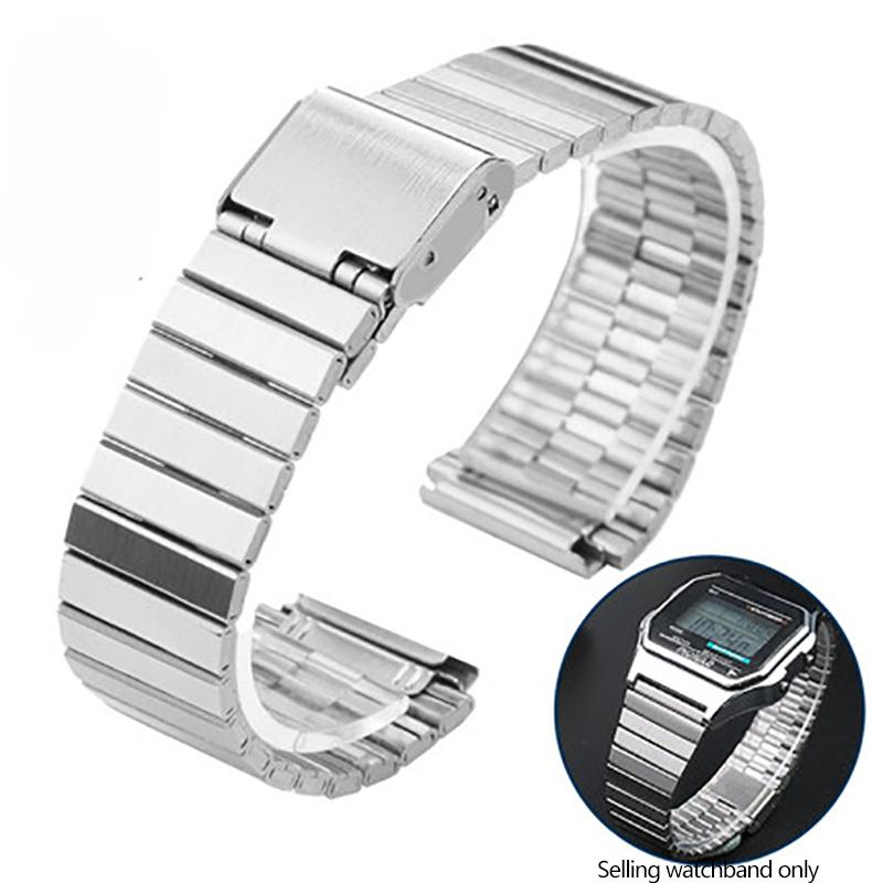 18мм Ремінець з тонкої сталі для годинників CASIO A158/A159/A168/A169/B650 AQ230/700 A158W A168 Класичний AE-1200 Срібний Чорний Металевий Ремінець 18mm
18мм Ремінець з тонкої сталі для годинників CASIO A158/A159/A168/A169/B650 AQ230/700 A158W A168 Класичний AE-1200 Срібний Чорний Металевий Ремінець 18mm