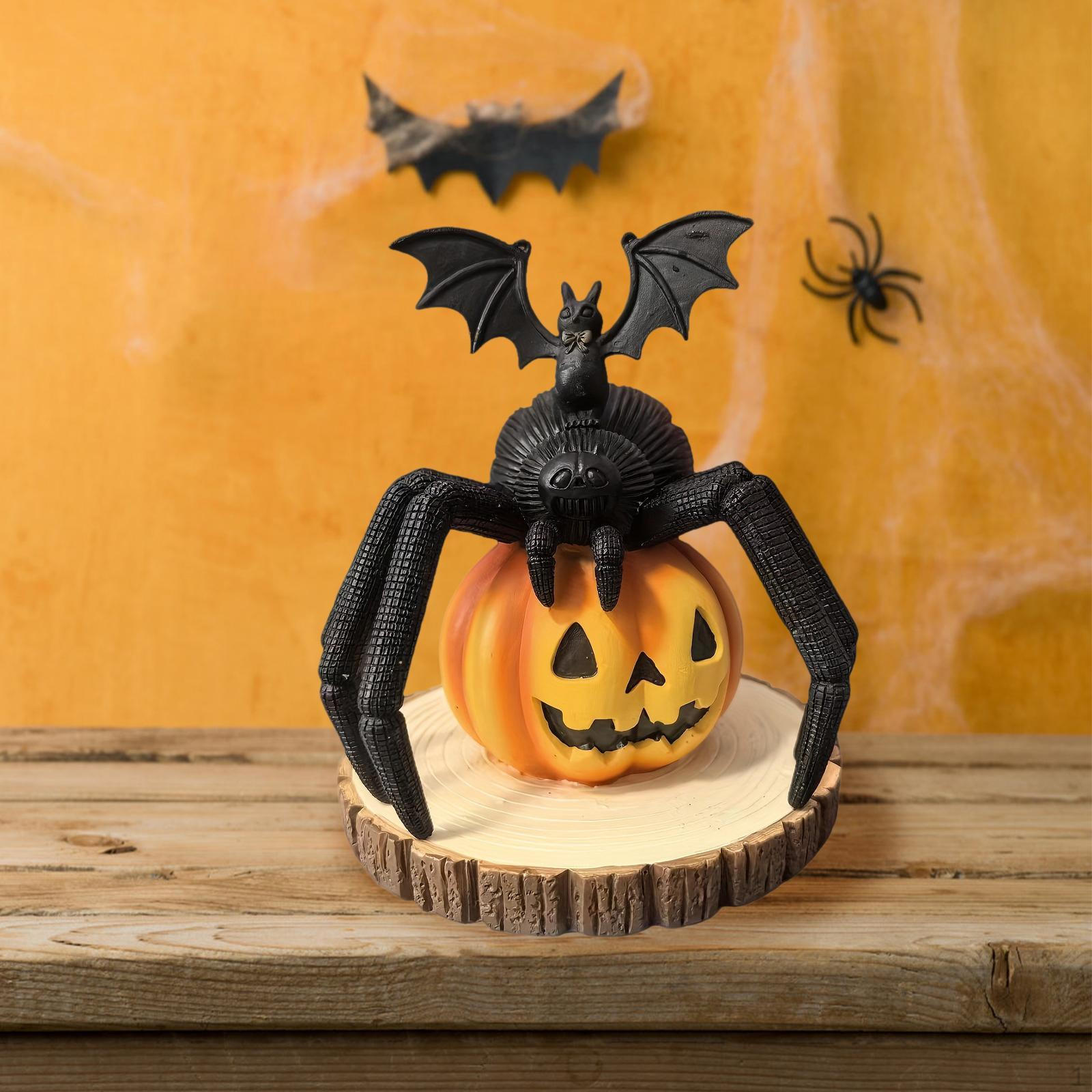 Bat Spider Pumpkin Statue Sculpture Halloween Decoration Resin Desktop Ornament for Shelf Table
Bat Spider Pumpkin Statue Sculpture Halloween Decoration Resin Desktop Ornament for Shelf Table