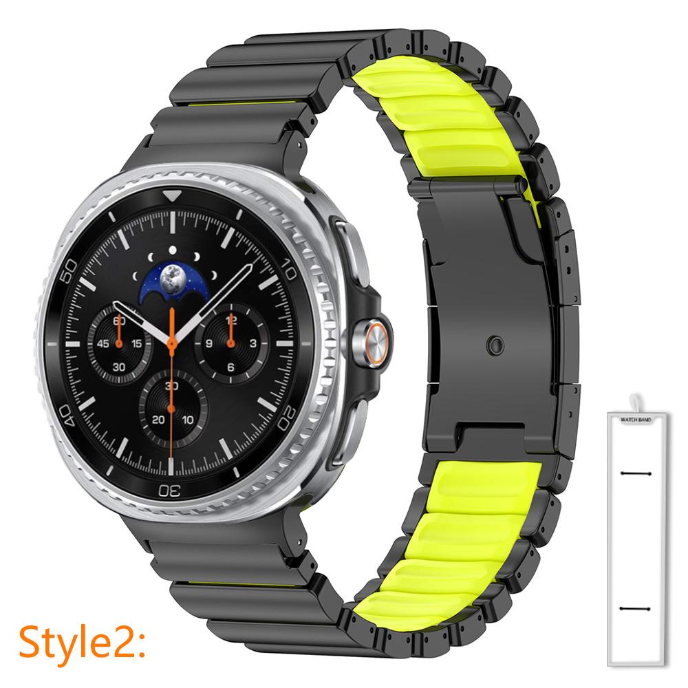 Titanium Band for Samsung Galaxy Watch 8 Classic 46mm 8 40mm 44mm Soft Rubber Metal Strap for Galaxy Watch Ultra 2025 47mm 2024 Galaxy 8 44mm 40mm
Titanium Band for Samsung Galaxy Watch 8 Classic 46mm 8 40mm 44mm Soft Rubber Metal Strap for Galaxy Watch Ultra 2025 47mm 2024 Galaxy 8 44mm 40mm