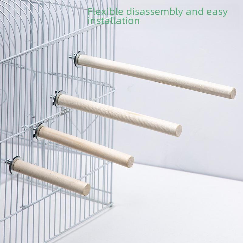 Parrot Wood Perch: Solid Stand Rod for Beak and Foot Grinding, Bird Cage Accessory, Parrot Toy. Diameter 1.6
Parrot Wood Perch: Solid Stand Rod for Beak and Foot Grinding, Bird Cage Accessory, Parrot Toy. Diameter 1.6