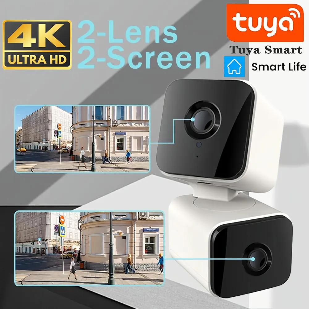 Tuya 4K 8MP PTZ Wifi Охоронна лінза Зовнішня Бездротова Двоекранна IP-камера Автоматичне відстеження Відео Аудіо Камера спостереження Only Camera
Tuya 4K 8MP PTZ Wifi Охоронна лінза Зовнішня Бездротова Двоекранна IP-камера Автоматичне відстеження Відео Аудіо Камера спостереження Only Camera