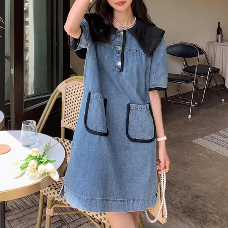 ZANZEA Womens Casual Turn Down Collar Loose Short Sleeve Summer Dress 4XL синій
ZANZEA Womens Casual Turn Down Collar Loose Short Sleeve Summer Dress 4XL синій