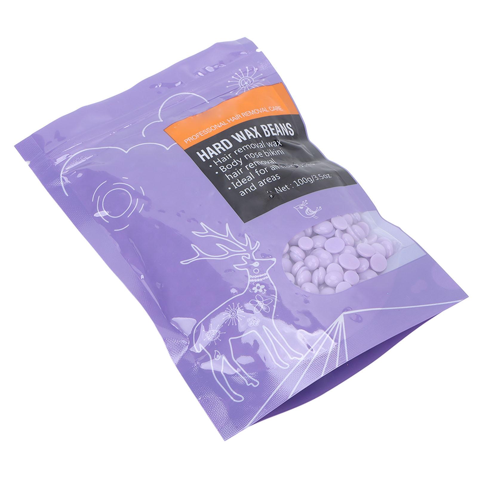 Hard Wax Bean Pearly Lustre Hair Removal Wax Bead for Face Bikini Legs Underarm 3.5oz Taro Purple
Hard Wax Bean Pearly Lustre Hair Removal Wax Bead for Face Bikini Legs Underarm 3.5oz Taro Purple