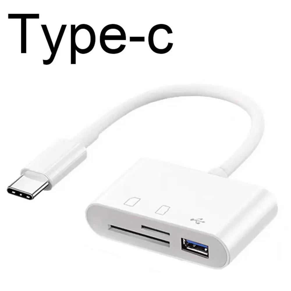3 In 1 Type C Tf Cf Sd Memory Card Reader Recorder Compact Flash Usb C Pro Huawei Macbook Adapter білий
3 In 1 Type C Tf Cf Sd Memory Card Reader Recorder Compact Flash Usb C Pro Huawei Macbook Adapter білий