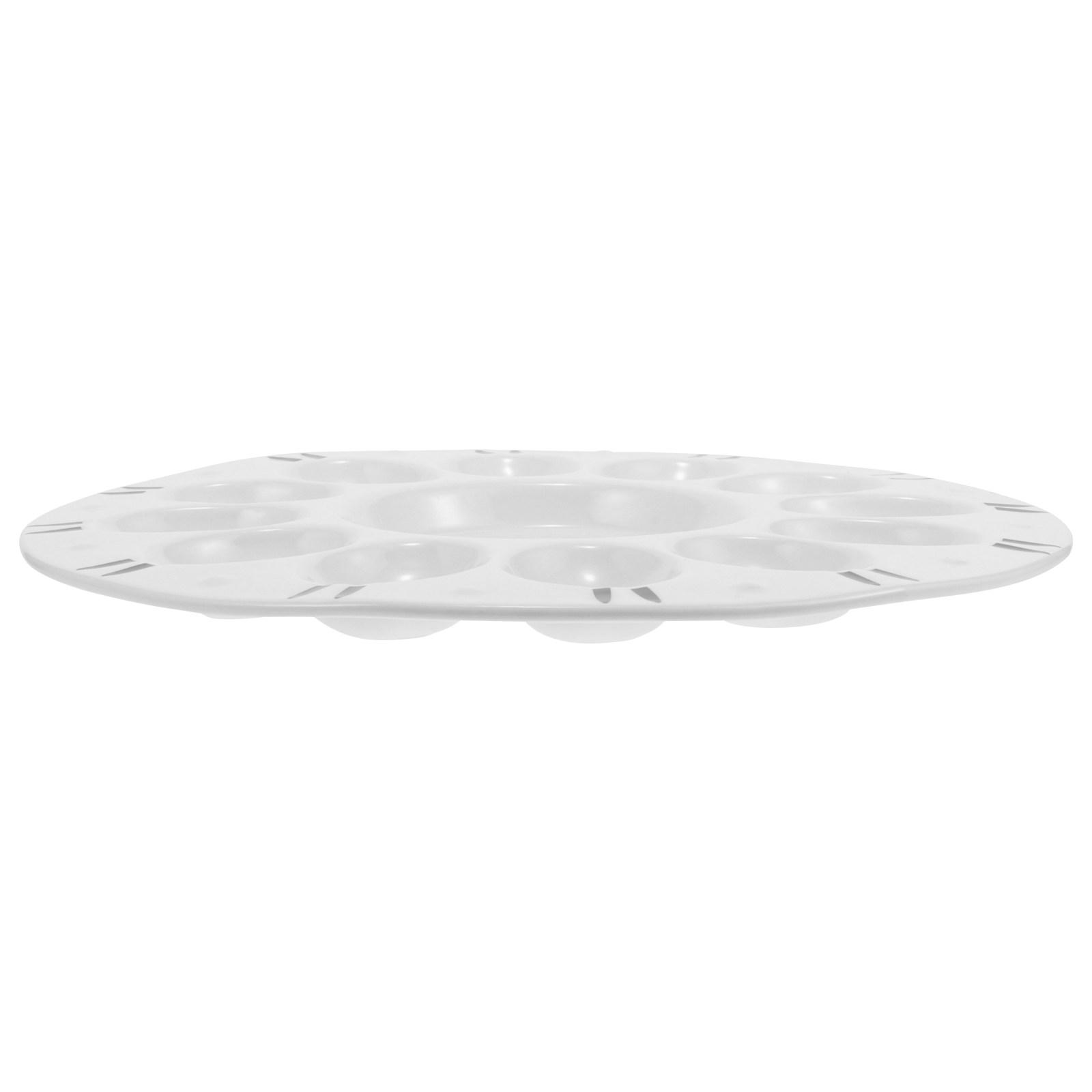 Ceramic Egg Platter Deviled Egg Serving Tray Easter Theme Reusable Nonstick Surface Smooth Texture Easy Rinse Wipe for Kitchen 20.7X20.7X2.8CM
Ceramic Egg Platter Deviled Egg Serving Tray Easter Theme Reusable Nonstick Surface Smooth Texture Easy Rinse Wipe for Kitchen 20.7X20.7X2.8CM