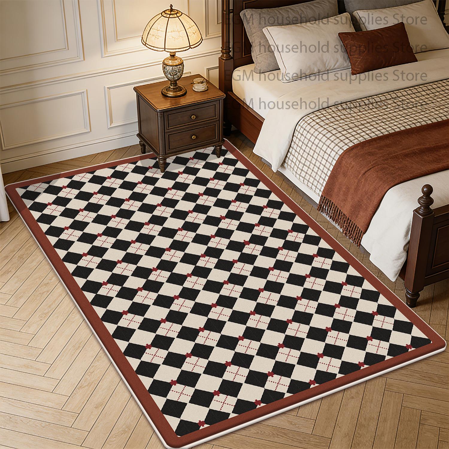 Light Luxury Carpet Living Room Bedroom Sofa Coffee Tables Luxury High-End Rug Bedside Non-slip Customizable Floor Mat Washable 60x90cm
Light Luxury Carpet Living Room Bedroom Sofa Coffee Tables Luxury High-End Rug Bedside Non-slip Customizable Floor Mat Washable 60x90cm