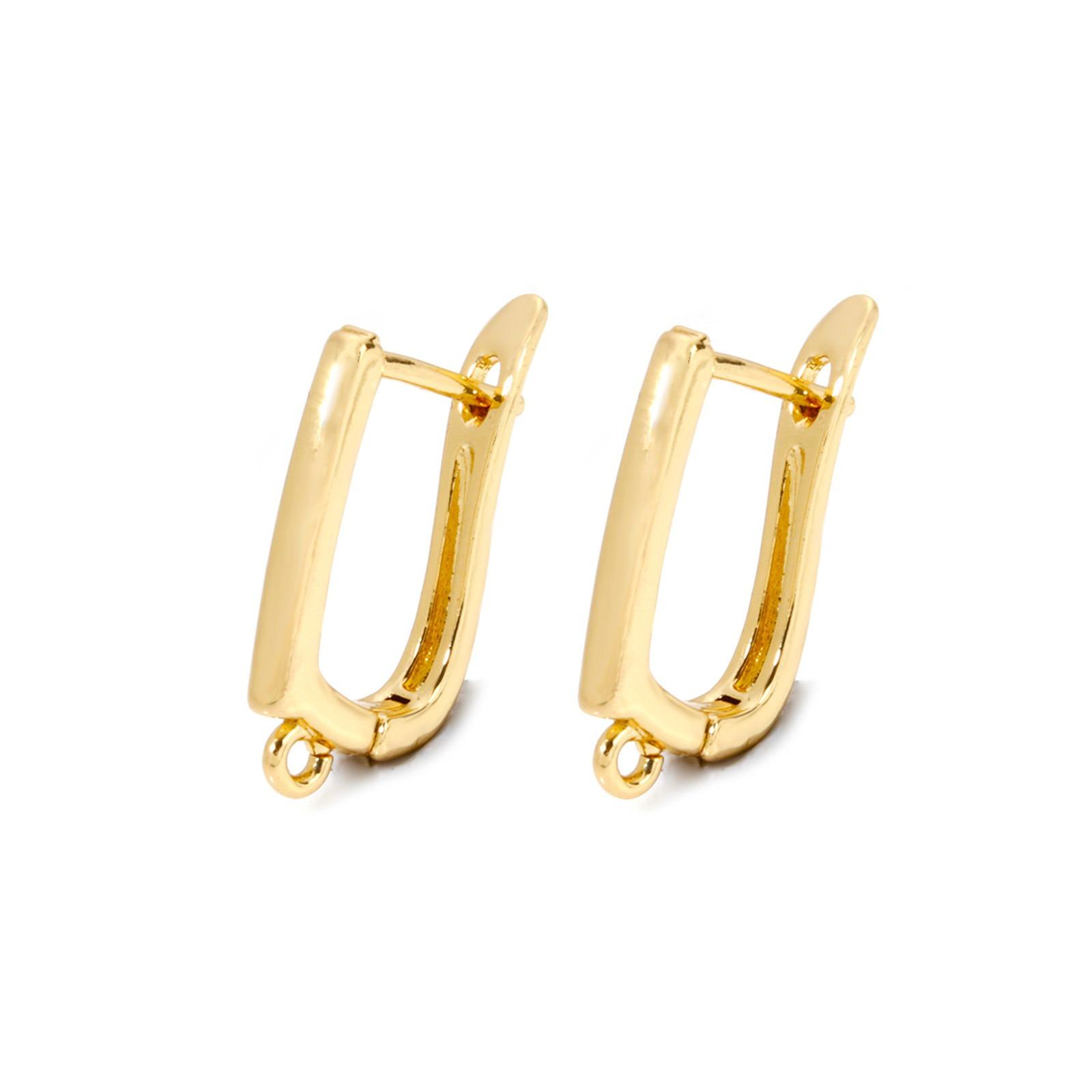 1-5 Pairs Brass Earrings 18K Gold Plated U Shaped With Loop Hoop Earrings Fixtures Fasteners For DIY Earrings Jewelry Findings 1Pair
1-5 Pairs Brass Earrings 18K Gold Plated U Shaped With Loop Hoop Earrings Fixtures Fasteners For DIY Earrings Jewelry Findings 1Pair