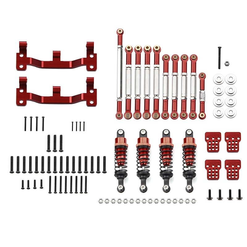 WPL for C14 C24 C34 B14 B24 1/16 RC for Metal Front Axle Steering Pull Bar Shock Absorber Mount Kit Replacement Accessories
WPL for C14 C24 C34 B14 B24 1/16 RC for Metal Front Axle Steering Pull Bar Shock Absorber Mount Kit Replacement Accessories