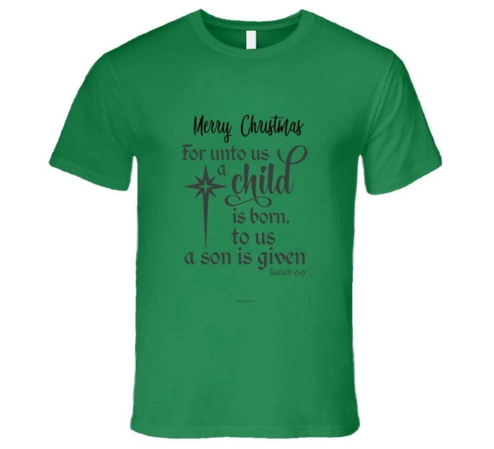 For Unto Us A Child Is Born Isaiah 9:6 Premium Gift Christmas T Shirt 4XL
For Unto Us A Child Is Born Isaiah 9:6 Premium Gift Christmas T Shirt 4XL