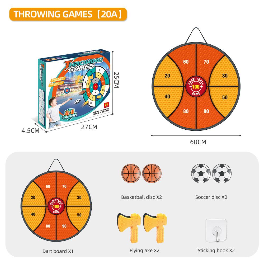 Мешок с песком Топор Дротик Дерево Сточная мишень Метание Игрушка Мальчик Спорт Подарочный Костюм 4-in-1 Basketball
Мешок с песком Топор Дротик Дерево Сточная мишень Метание Игрушка Мальчик Спорт Подарочный Костюм 4-in-1 Basketball