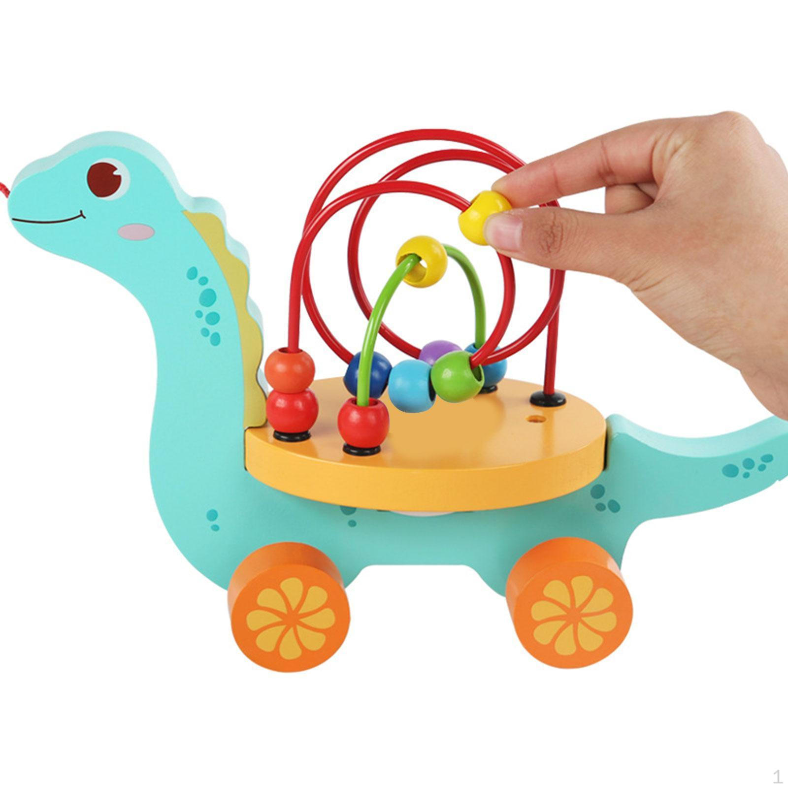 Іграшка-лабіринт з бісеру, тягнути разом із шнурком, багатоцільова розвиваюча іграшка-круг, барвистий ролик Dinosaur
Іграшка-лабіринт з бісеру, тягнути разом із шнурком, багатоцільова розвиваюча іграшка-круг, барвистий ролик Dinosaur