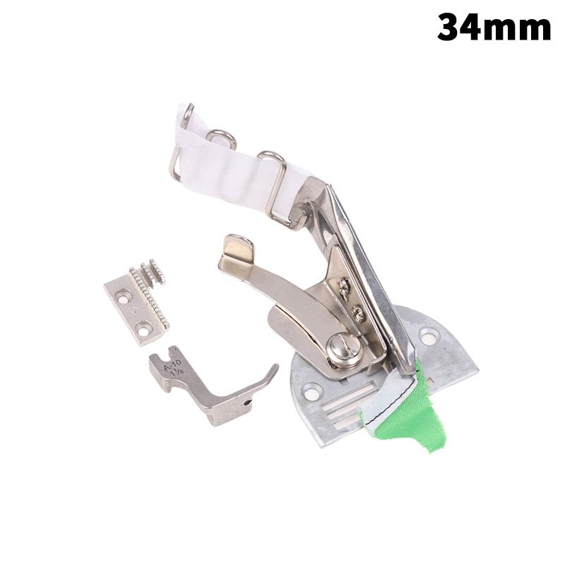 16-45мм Промислова швейна машина з крокуючою лапкою Окантовувальна притискна лапка Пристосування для обкантовування товстих матеріалів Чотиришаровий біндер для тасьми 34MM
16-45мм Промислова швейна машина з крокуючою лапкою Окантовувальна притискна лапка Пристосування для обкантовування товстих матеріалів Чотиришаровий біндер для тасьми 34MM