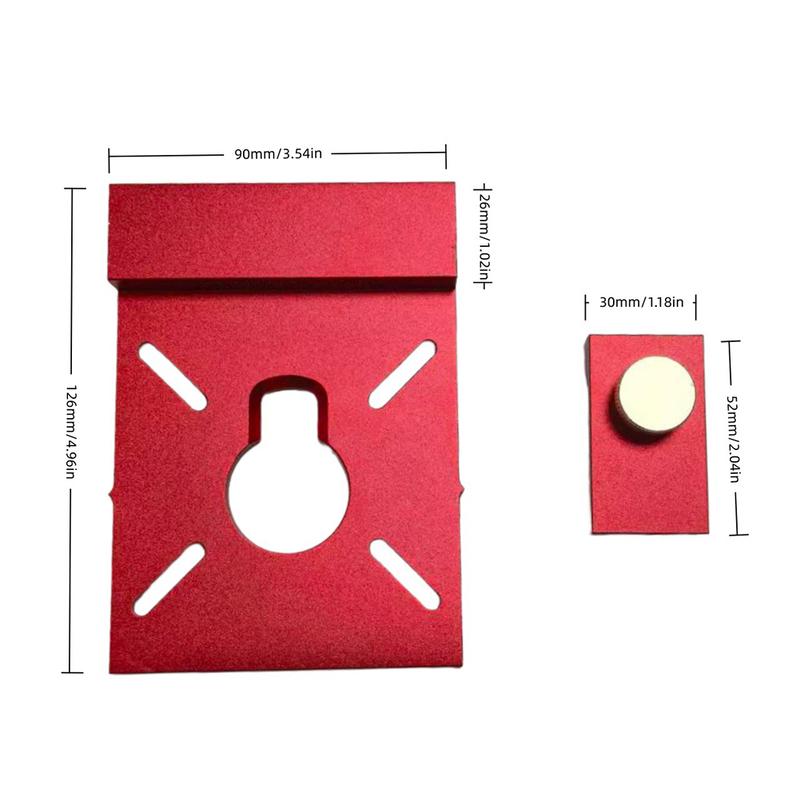 DIY Routing Workshop Use Router Guide Rail Track Saw Adapter 126*90mm 4.96*3.54in Aluminum Alloy Anodized Finish
DIY Routing Workshop Use Router Guide Rail Track Saw Adapter 126*90mm 4.96*3.54in Aluminum Alloy Anodized Finish