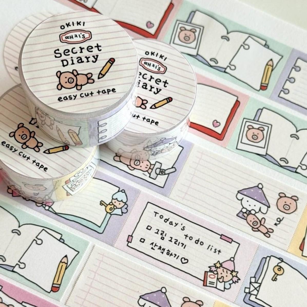 Korean Journaling Tape & PVC Die-Cut Tape, Removable Sticker Roll for Scrapbooking & Planner
Korean Journaling Tape & PVC Die-Cut Tape, Removable Sticker Roll for Scrapbooking & Planner