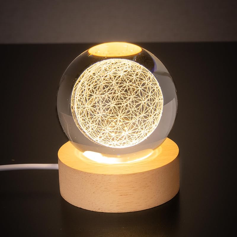 DANNY LIB flower of life round ball LED light figurine table lamp bedroom Wooden LED pedestal K9 crystal glass ball bowl artificial crystal Diameter
DANNY LIB flower of life round ball LED light figurine table lamp bedroom Wooden LED pedestal K9 crystal glass ball bowl artificial crystal Diameter