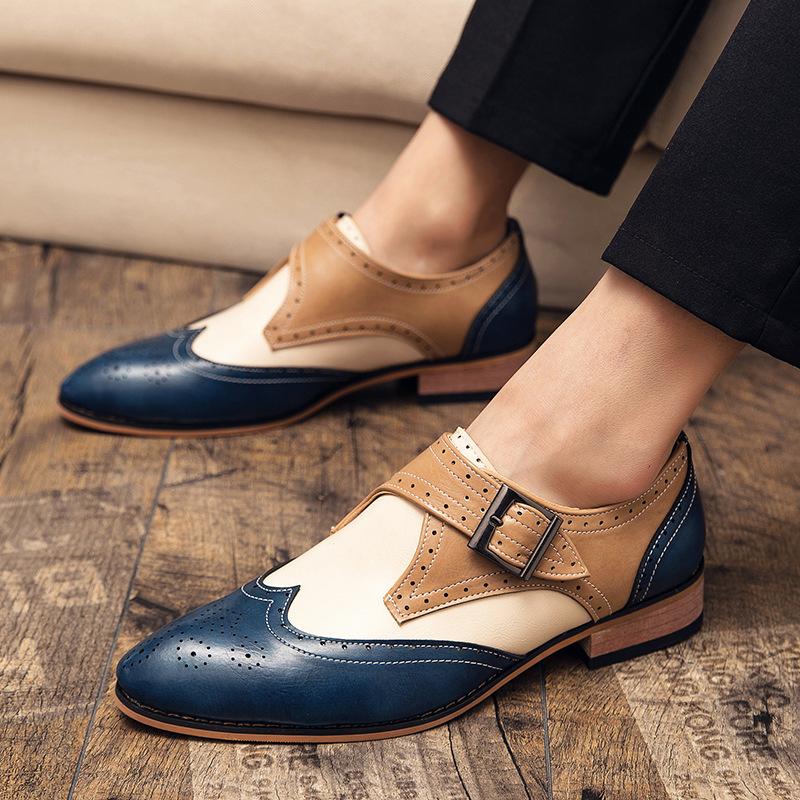 Men S Color Matching Catwalk Casual Single Shoes Wedding Shoes Large Size Men S Shoes 072 48
Men S Color Matching Catwalk Casual Single Shoes Wedding Shoes Large Size Men S Shoes 072 48