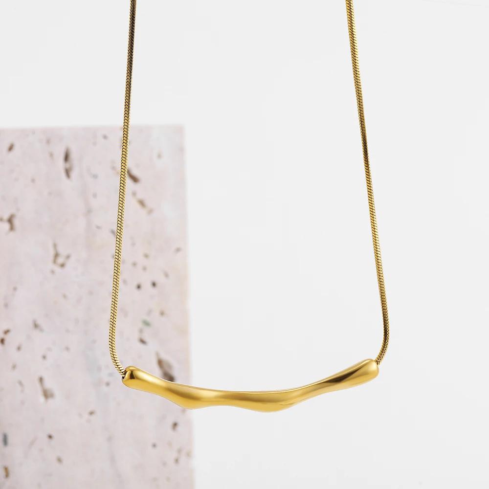 Vintage Irregular Water Drop Shape Pendant Necklace for Women 18K Gold PVD Plated Stainless Steel Collar Jewelry High Quality золотой
Vintage Irregular Water Drop Shape Pendant Necklace for Women 18K Gold PVD Plated Stainless Steel Collar Jewelry High Quality золотой