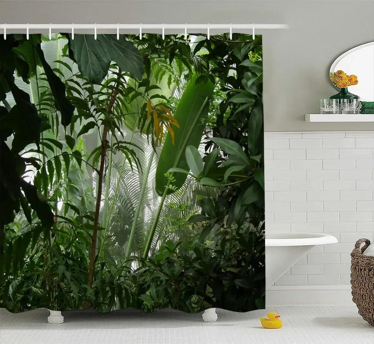 Tropical Plants Floral Shower Curtains Beige Green Palm Leaves Flowers Nordic Decor Bathroom Polyester Bath Curtain with Hooks 90x180cm-35x70in
Tropical Plants Floral Shower Curtains Beige Green Palm Leaves Flowers Nordic Decor Bathroom Polyester Bath Curtain with Hooks 90x180cm-35x70in