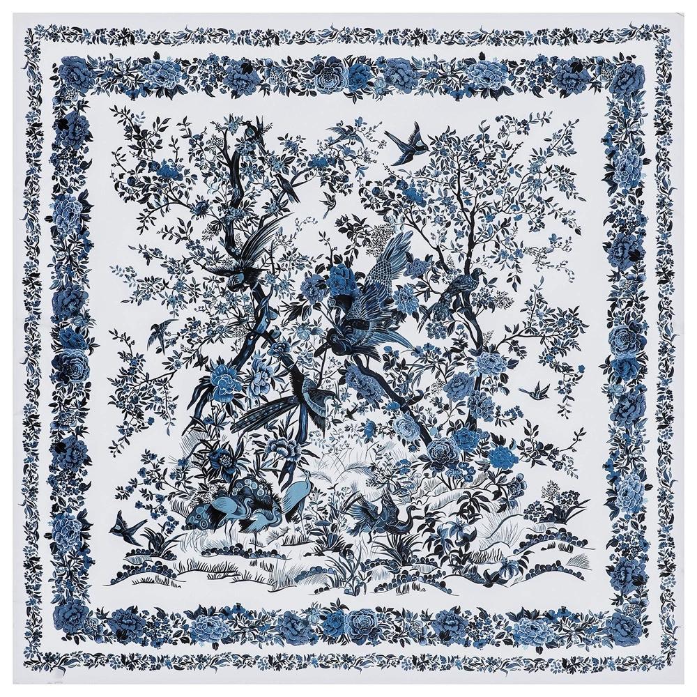 130CM Women Large Shawl Floral and Bird Printed Square Scarves Bandana Luxury Ladies Kerchief Hijab Scarf 130x130cm
130CM Women Large Shawl Floral and Bird Printed Square Scarves Bandana Luxury Ladies Kerchief Hijab Scarf 130x130cm