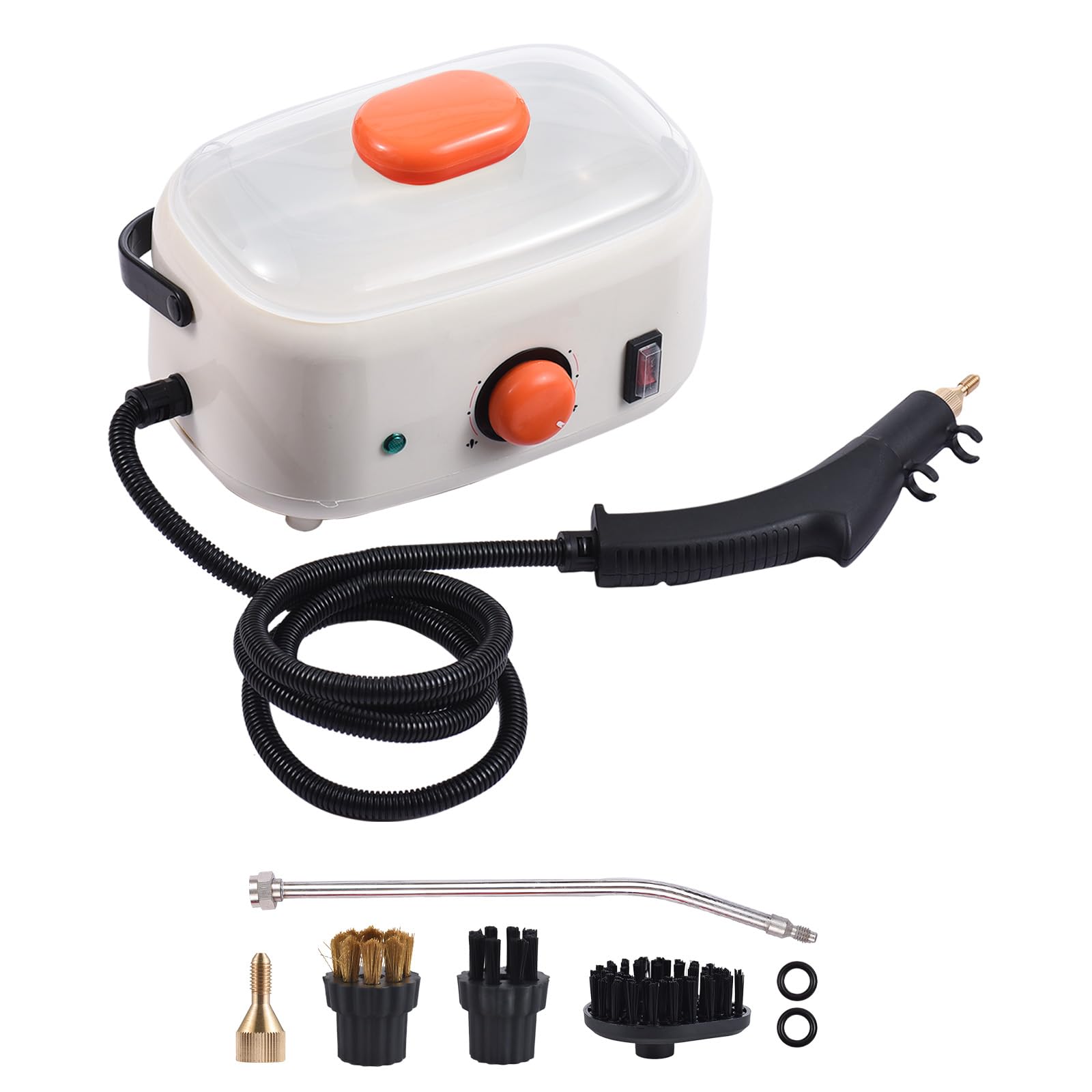2800W Portable Handheld Steam Cleaner 2L Water Tank High Temperature 3 Bar Pressure Steam Cleaning Machine with Brush Head for Kitchen Bathroom Air
2800W Portable Handheld Steam Cleaner 2L Water Tank High Temperature 3 Bar Pressure Steam Cleaning Machine with Brush Head for Kitchen Bathroom Air