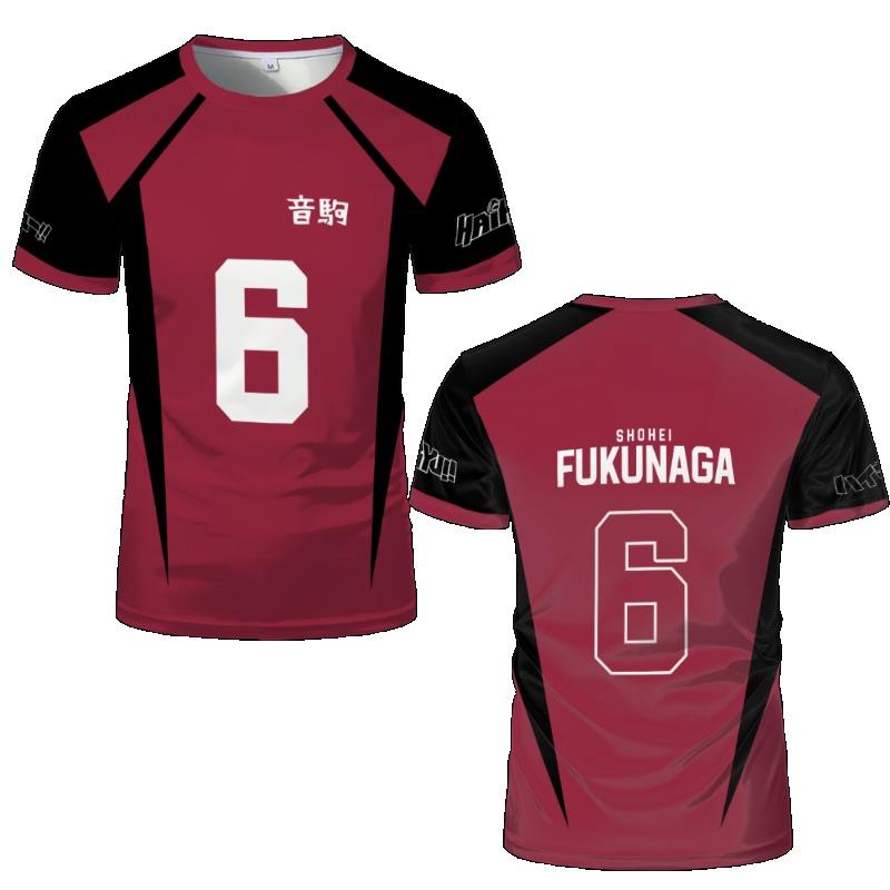 Haikyuu Nekoma Red Cartoon Anime Cosplay Men Jersey Summer Short Sleeve Children Tee Tops 2024 New Style Fashion MENS T-shirt 110
Haikyuu Nekoma Red Cartoon Anime Cosplay Men Jersey Summer Short Sleeve Children Tee Tops 2024 New Style Fashion MENS T-shirt 110