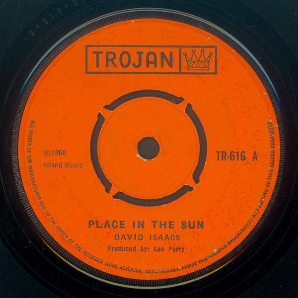 7inch Record DAVID ISAACS / THE UPSETTERS - Place In The Sun / Handy-cap TR616 Trojan 1968 UK Reggae, Ska & Dub Used
7inch Record DAVID ISAACS / THE UPSETTERS - Place In The Sun / Handy-cap TR616 Trojan 1968 UK Reggae, Ska & Dub Used