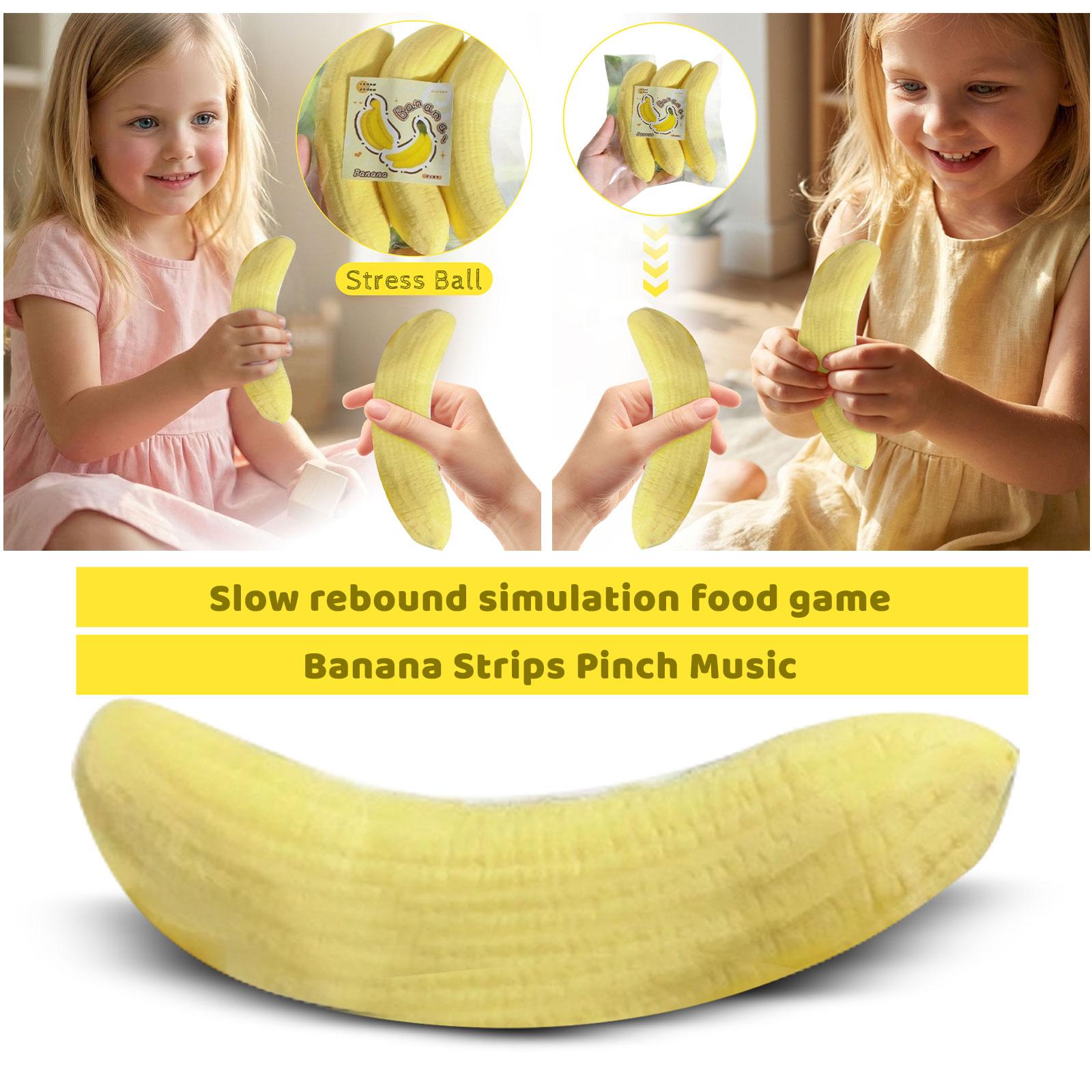 Soft Touch PU Slow Rebound Simulation Banana Stick Toy Realistic Food Play Gift Stress Relief for Desk Decoration One Size жовтий
Soft Touch PU Slow Rebound Simulation Banana Stick Toy Realistic Food Play Gift Stress Relief for Desk Decoration One Size жовтий