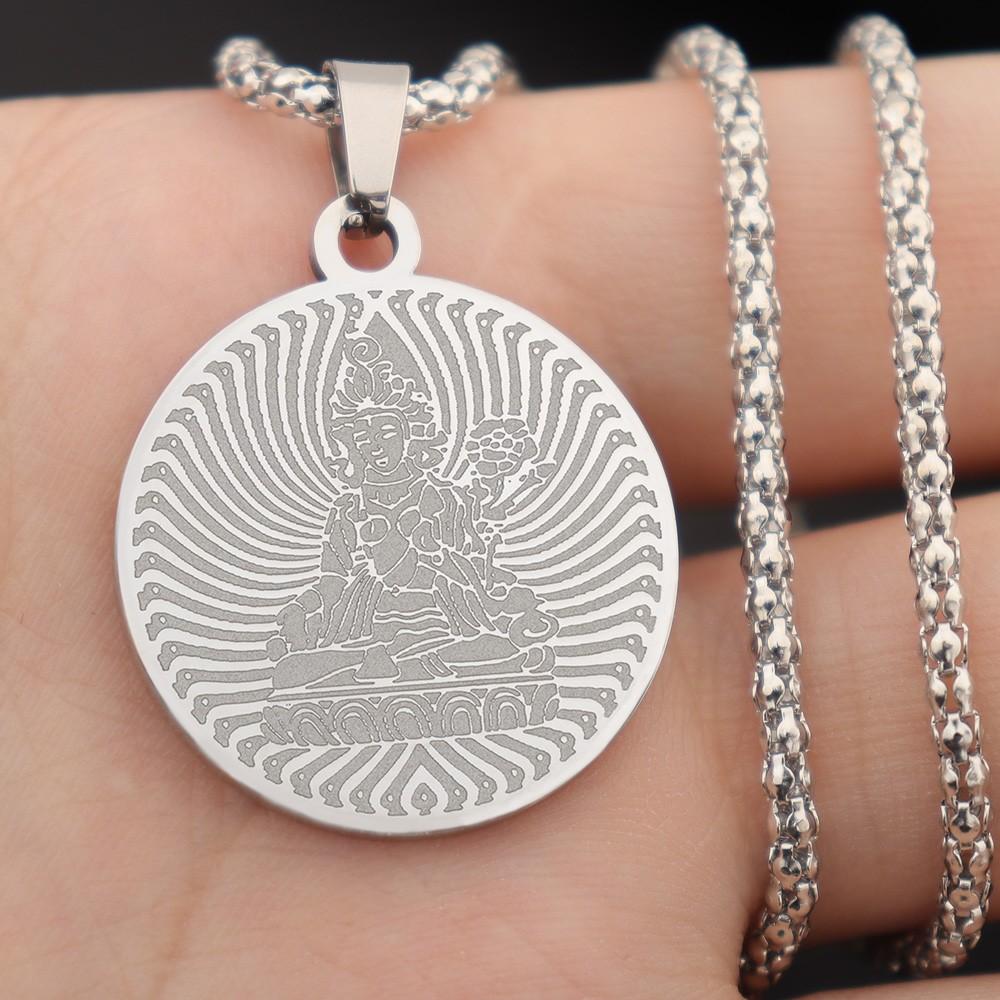 Подвеска и ожерелье из нержавеющей стали Гуаньинь Национальная декларация мужская подвеска ювелирные изделия серебряный
Подвеска и ожерелье из нержавеющей стали Гуаньинь Национальная декларация мужская подвеска ювелирные изделия серебряный