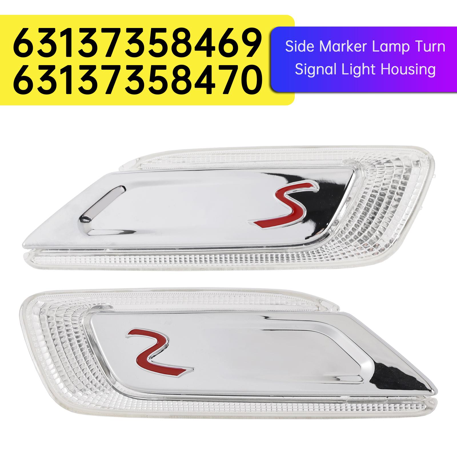 Pair Side Marker Lamp Turn Signal Light Housing for MINI F54 Cooper S 2015-2023
Pair Side Marker Lamp Turn Signal Light Housing for MINI F54 Cooper S 2015-2023
