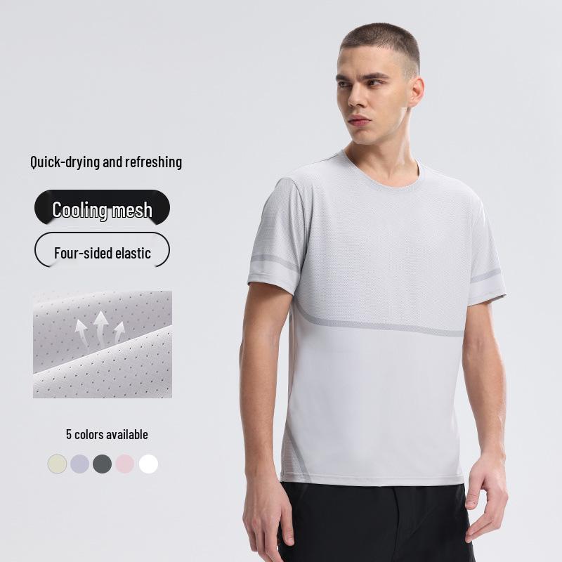 Men s 2025 Ice Silk Quick-Dry Sports T-Shirt - Breathable, Short-Sleeve, for Summer Running & Training 2XL білий
Men s 2025 Ice Silk Quick-Dry Sports T-Shirt - Breathable, Short-Sleeve, for Summer Running & Training 2XL білий