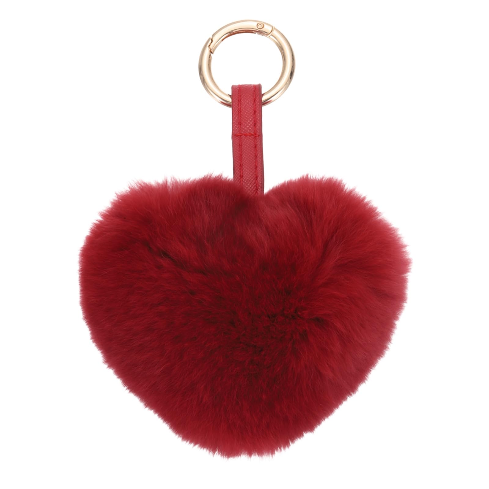 uxcell 5.9 Heart-Shaped Plush Keychain with Artificial Rabbit Fur Pompoms for Bag Decoration, Car Key Ring, Wallet, Backpack, Handbag, Wine Red
uxcell 5.9 Heart-Shaped Plush Keychain with Artificial Rabbit Fur Pompoms for Bag Decoration, Car Key Ring, Wallet, Backpack, Handbag, Wine Red