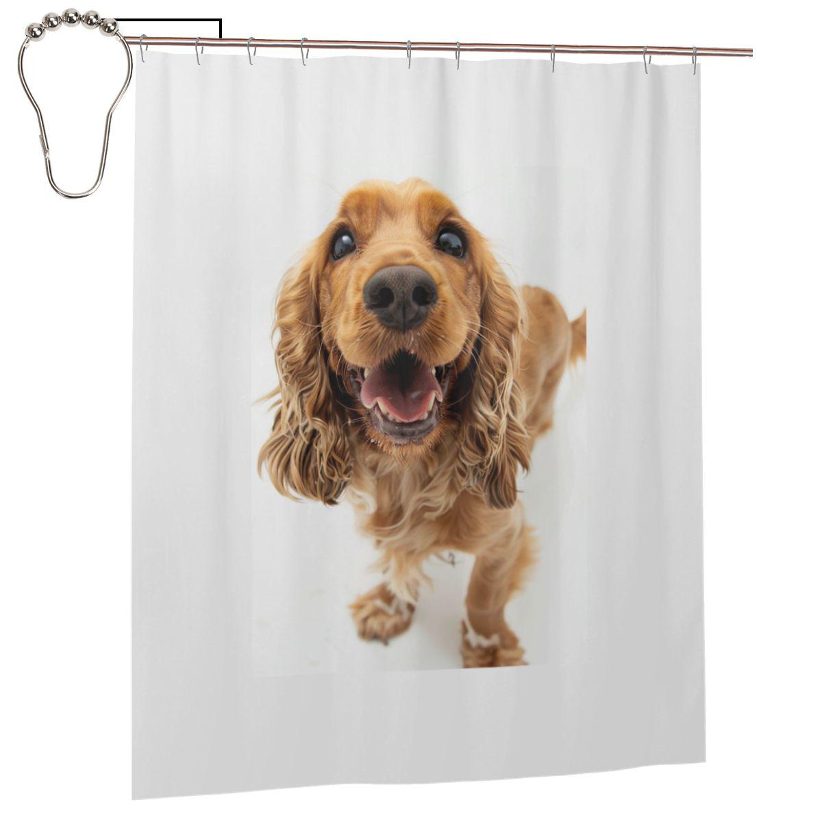 Tail Wagging Wisdom_ Nurturing Your Cocker Spaniel Spirit Shower Curtain Bathroom Polyester Waterproof Bath Curtains With Hooks W60H190(CM)-1 Pcs
Tail Wagging Wisdom_ Nurturing Your Cocker Spaniel Spirit Shower Curtain Bathroom Polyester Waterproof Bath Curtains With Hooks W60H190(CM)-1 Pcs
