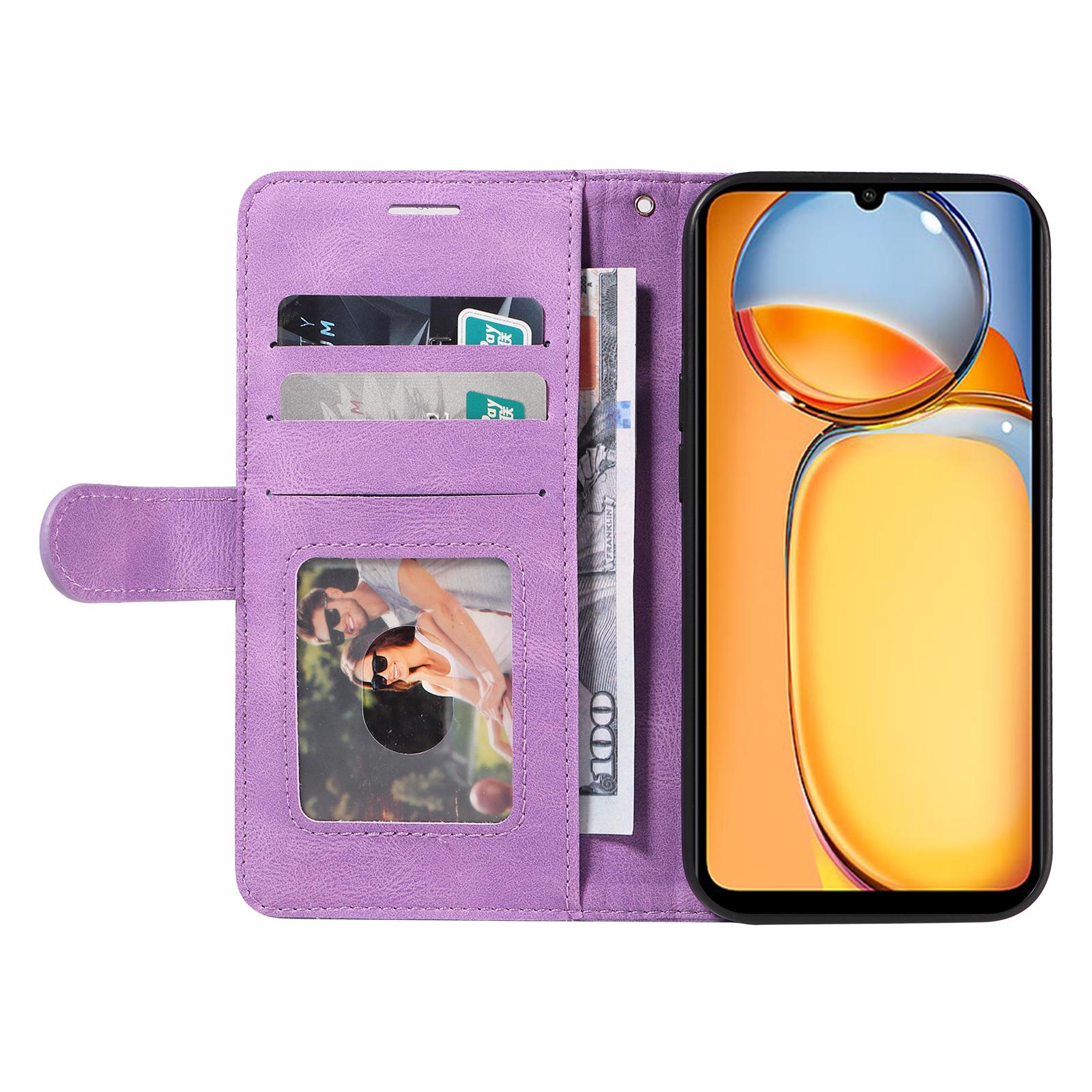 For Xiaomi Redmi 13C 4G/13C 5G/13R 5G/Poco M6 5G/Poco C65 4G Leather Case Wallet Stand Color Splicing Phone Cover Light Purple
For Xiaomi Redmi 13C 4G/13C 5G/13R 5G/Poco M6 5G/Poco C65 4G Leather Case Wallet Stand Color Splicing Phone Cover Light Purple