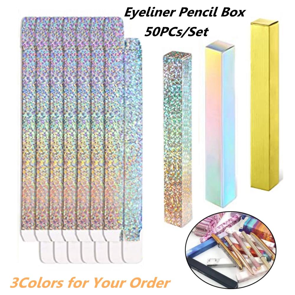 Iridescent Gift Packaging Box Eyeliner Boxes Empty Glitter Eyeliner Case Oil Pen Wrapping Holographic Iridescent
Iridescent Gift Packaging Box Eyeliner Boxes Empty Glitter Eyeliner Case Oil Pen Wrapping Holographic Iridescent