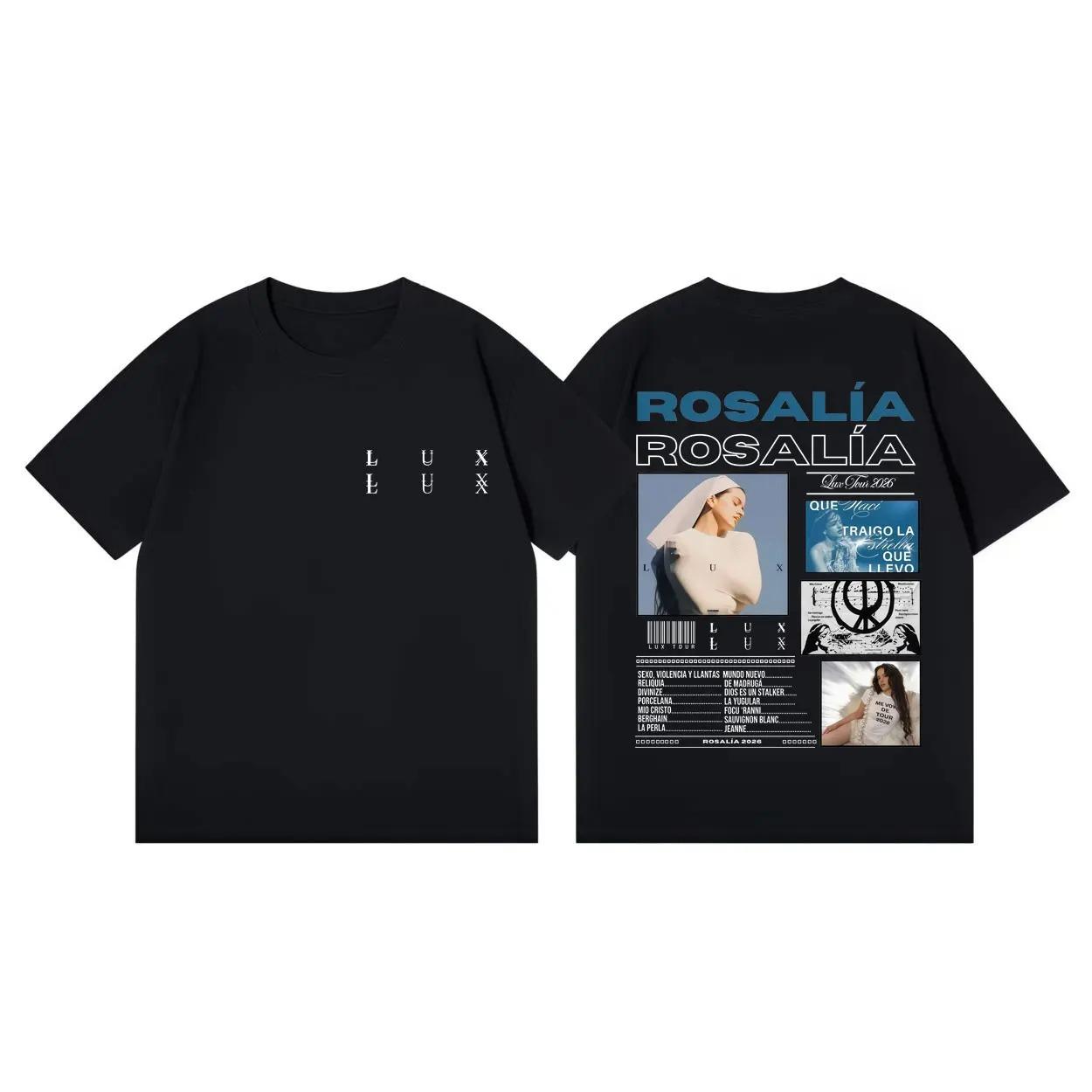 Singer Rosalia LUX Tour 2026 Graphic T Shirts Unisex Women Summer Casual Cotton Tshirts High Quality Fashion Short Sleeve Tshirt S
Singer Rosalia LUX Tour 2026 Graphic T Shirts Unisex Women Summer Casual Cotton Tshirts High Quality Fashion Short Sleeve Tshirt S