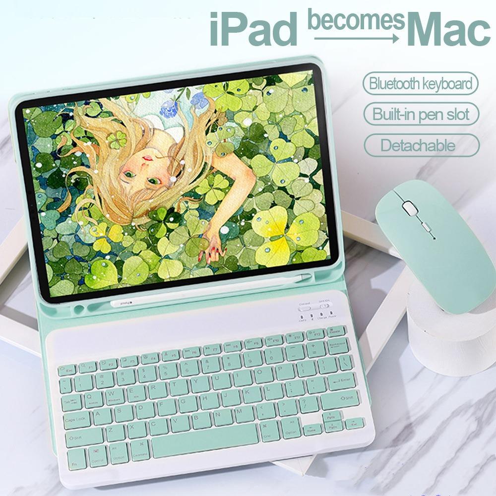 Кожаный чехол-клавиатура для iPad Pro 11 2021 10.2 Bluetooth-мышь, совместимая с чехлом для планшета 9,7 дюйма 2018 года 2019/21iPad 10.2/Pro10.5
Кожаный чехол-клавиатура для iPad Pro 11 2021 10.2 Bluetooth-мышь, совместимая с чехлом для планшета 9,7 дюйма 2018 года 2019/21iPad 10.2/Pro10.5