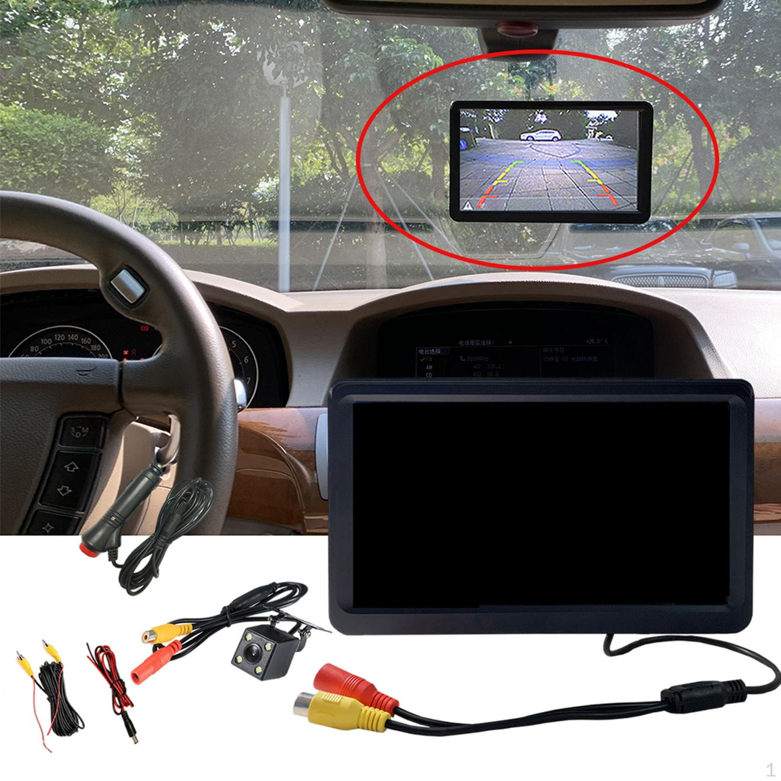 7 Rear View Car Monitor, 170° Wide Angle Scale Lines 4 LED Light Camera Rear/ HD Lens 12V/24V LCD
7 Rear View Car Monitor, 170° Wide Angle Scale Lines 4 LED Light Camera Rear/ HD Lens 12V/24V LCD