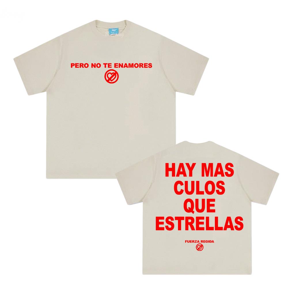 FUERZA REGIDA Band T-shirt Hip Hop Singer s Same Style Tshirt Gothic Tee-shirt Sleeve Clothes Soft 100%Cotton Tops XS пісочний
FUERZA REGIDA Band T-shirt Hip Hop Singer s Same Style Tshirt Gothic Tee-shirt Sleeve Clothes Soft 100%Cotton Tops XS пісочний