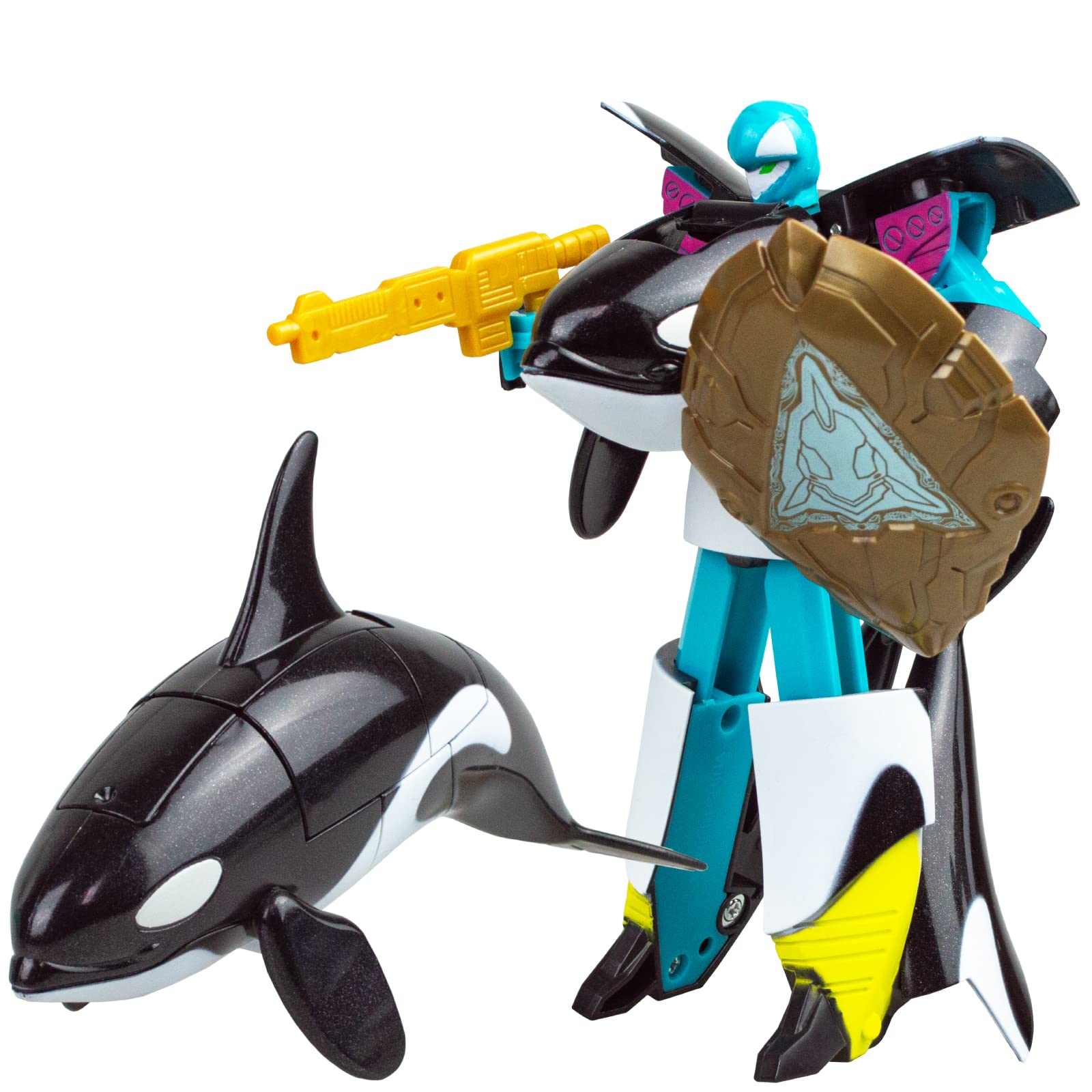 The Access Robot Figure Killer Whale Transforming Robot Seabatron Hero of the Blue Sea Animal Aquarium Toy
The Access Robot Figure Killer Whale Transforming Robot Seabatron Hero of the Blue Sea Animal Aquarium Toy